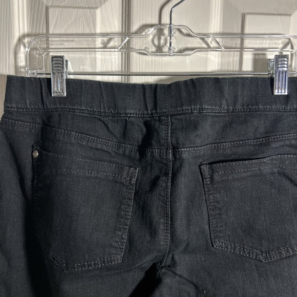 Women's Faded Glory Size 10 Black Jeggings Stretch‎ Elastic Waist - Picture 6 of 6